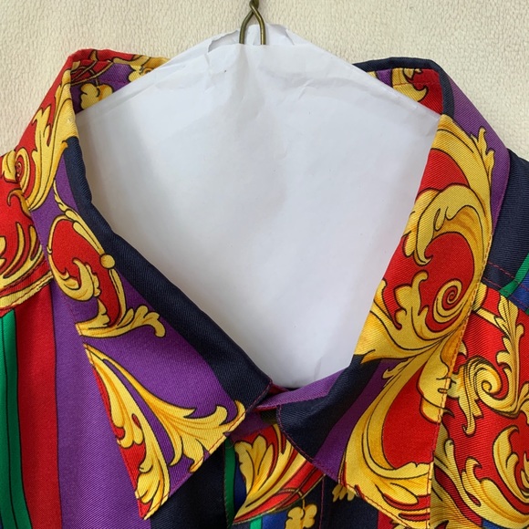 Vintage V2 By Versace Large Shirt - Picture 2 of 13